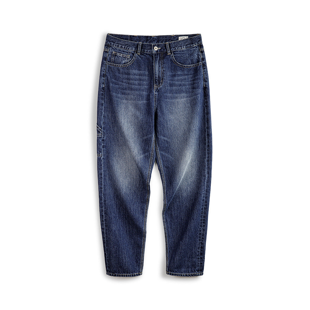 Madden Workwear American Retro White Logging Jeans