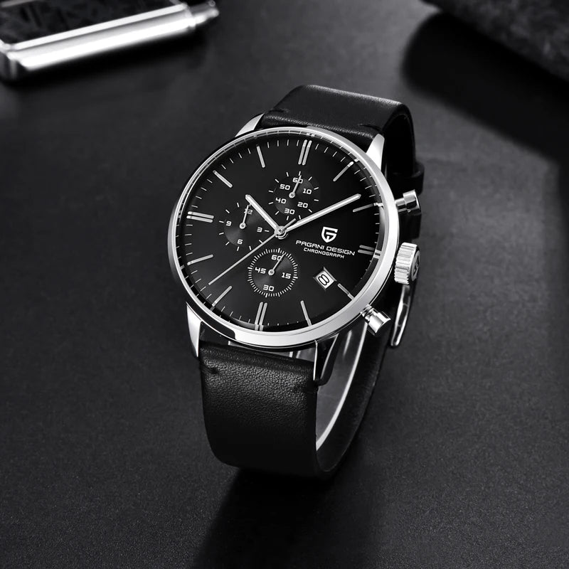 2024 New PAGANI DESIGN Brand Luxury Watches For Men Automatic Date Watch Waterproof Chronograph VK67 Movement Relogio Masculino
