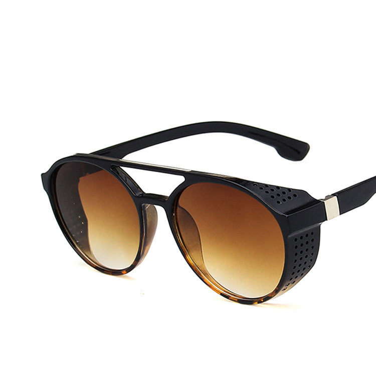 Klassieke Punk Zonnebril Mannen Merk Designer Zonnebril Mannen Vintage Zonnebril Voor Mannen Punk Oculos De Sol Gafas UV400