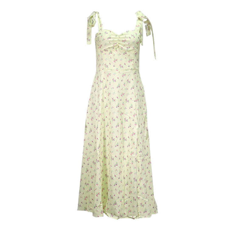 New Sexy Sling Sleeveless Split Dress