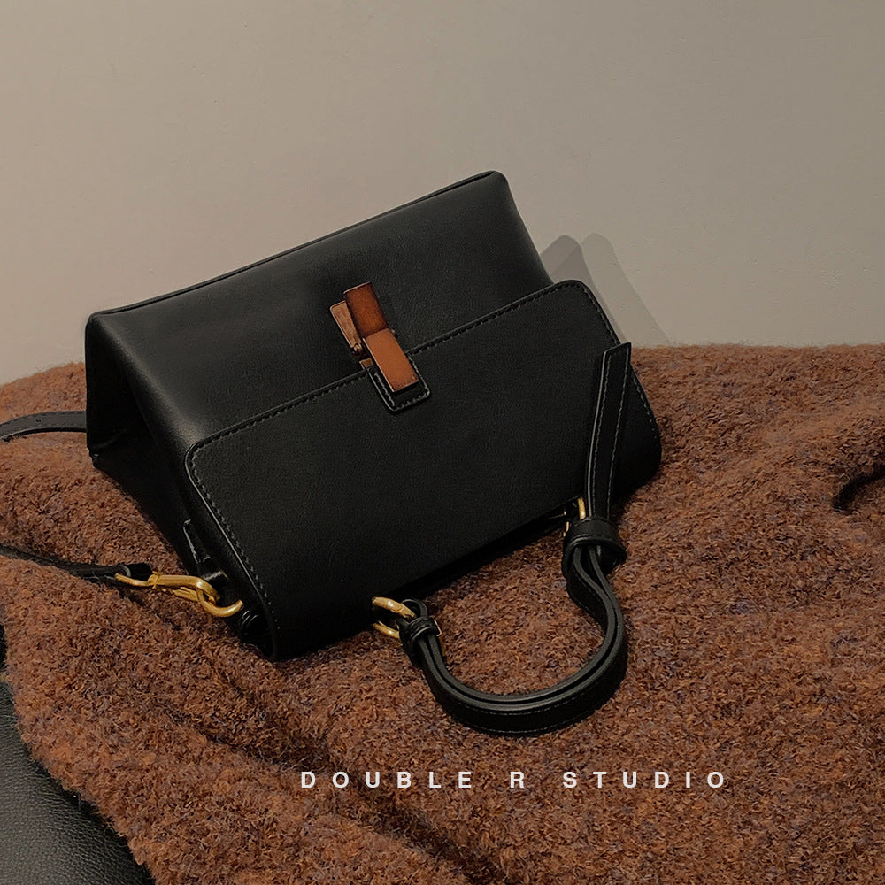 bag mahogany retro women's bag