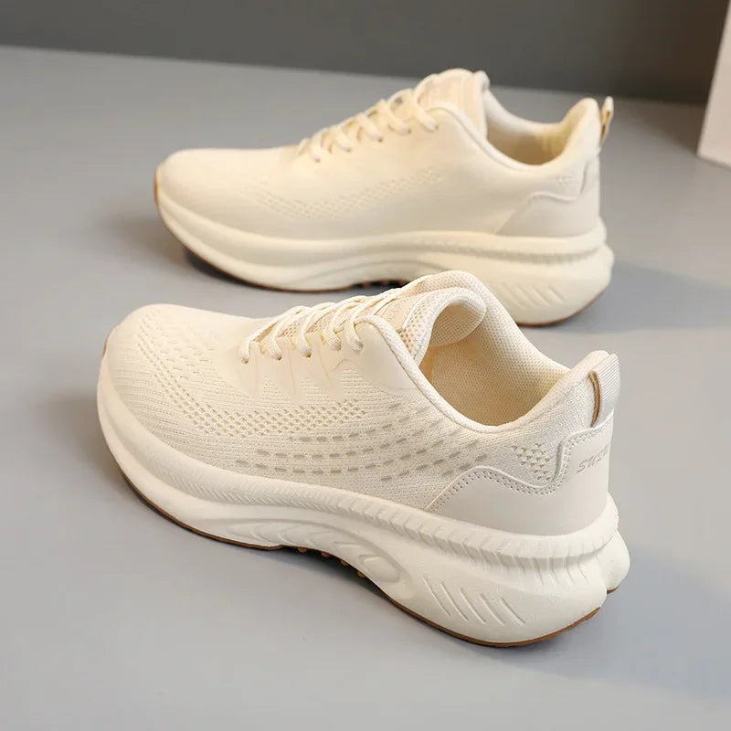 Women's Sports Shoes Women Casual Shoe Breathable Walking Mesh Flat Women Vulcanized Sneakers Female Footwear Sandalias De Mujer