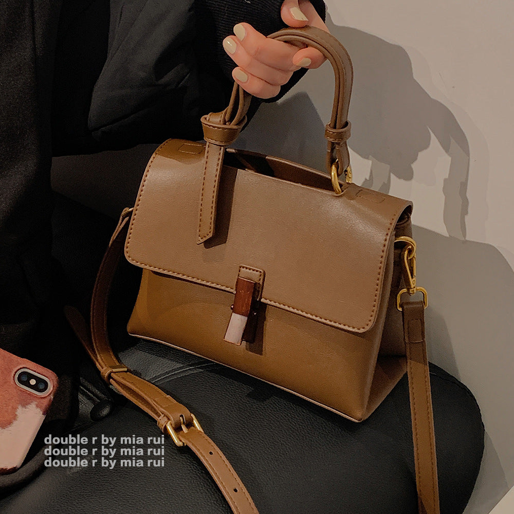 bag mahogany retro women's bag