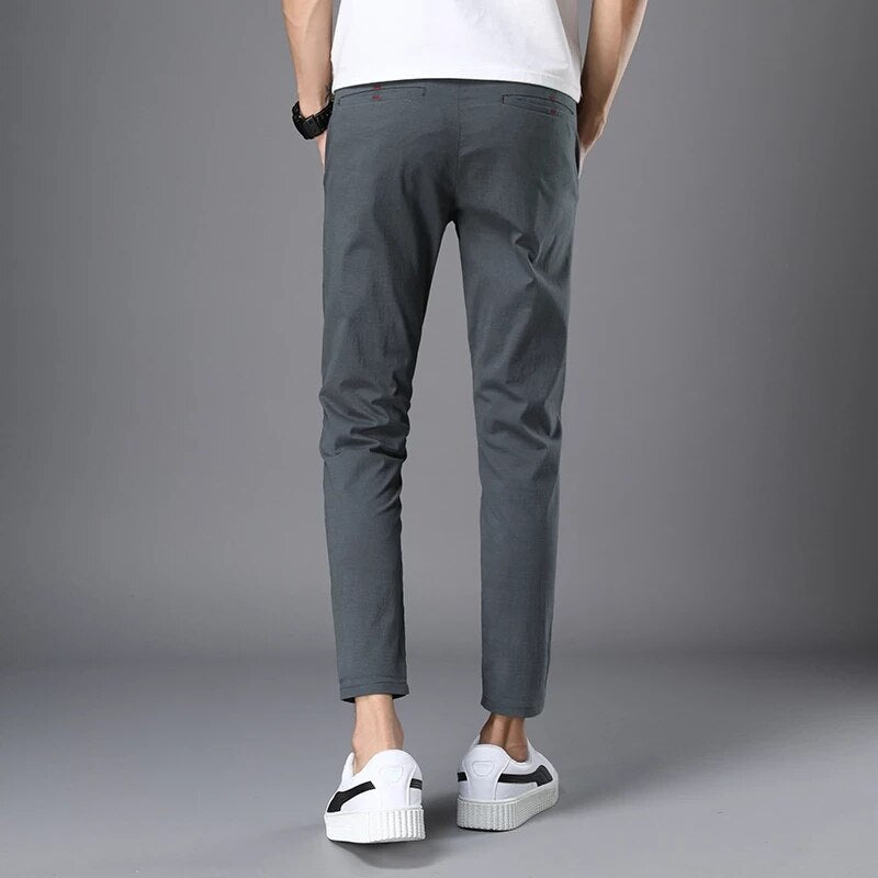 Men's Slim Fit Cotton Pants men