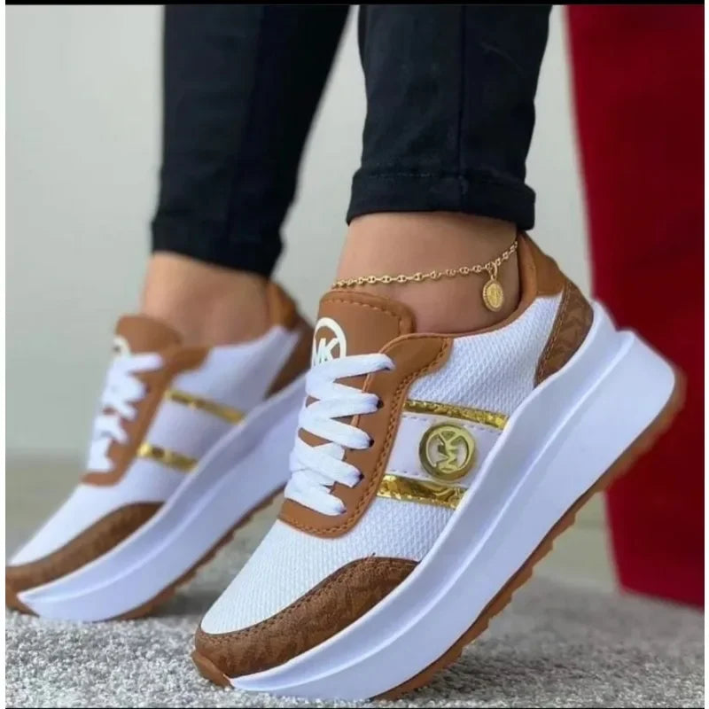 Women's Sneakers Lace-Up Flats