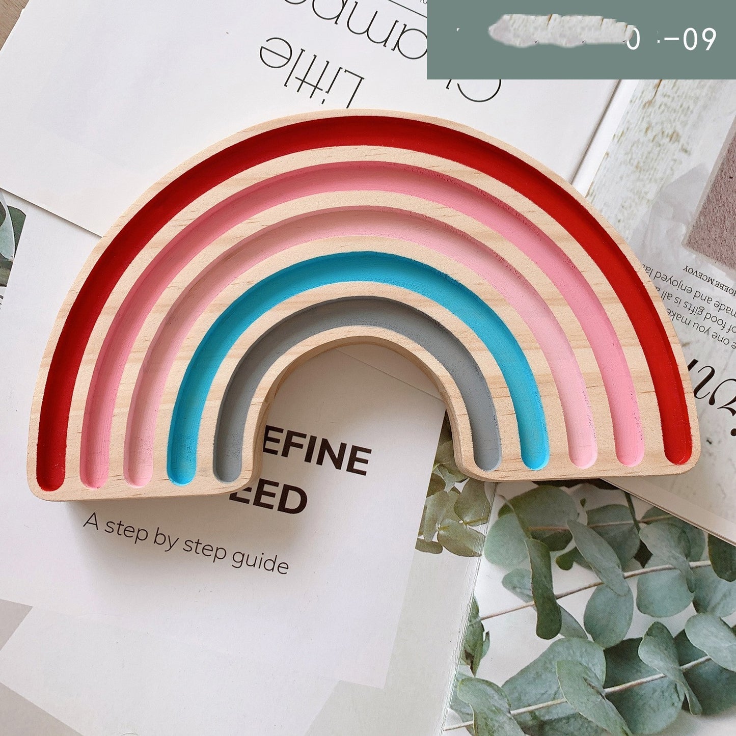 Home Home Decor Rainbow Building Blocks Crafts Children's Room Decoration