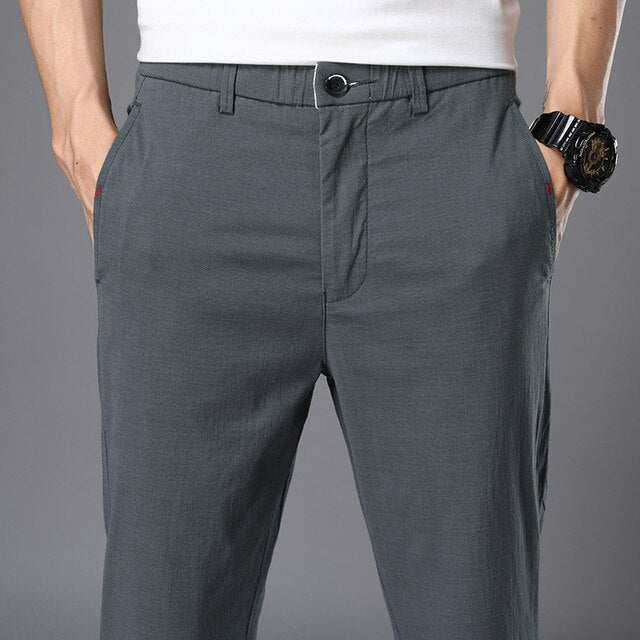 Men's Slim Fit  Cotton Pants men