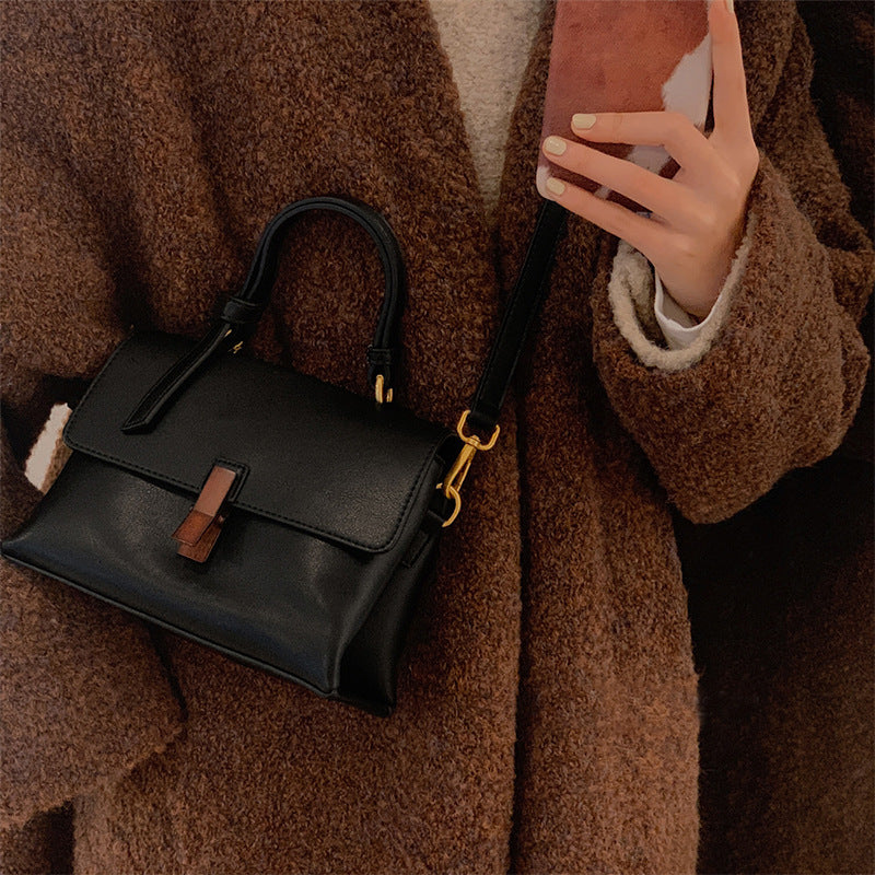 bag mahogany retro women's bag