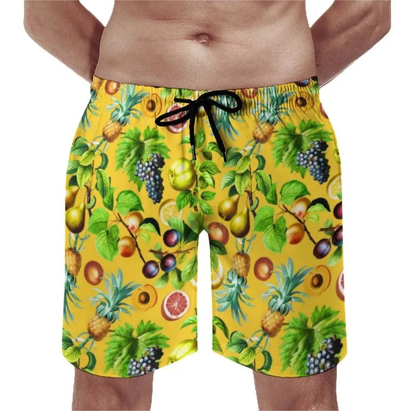 Harajuku Summer New 3D Printed Tropical Fruit Pineapple Beach Shorts For Men Children Fashion Pants Homber Funny Swimming Shorts