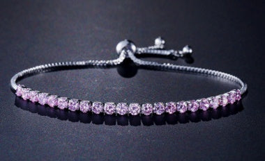 Accessories, draw bracelet, sleek minimalist inlaid zircon bracelet