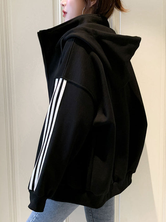 Loose Hooded Sports Sweatshirt Women All-Match