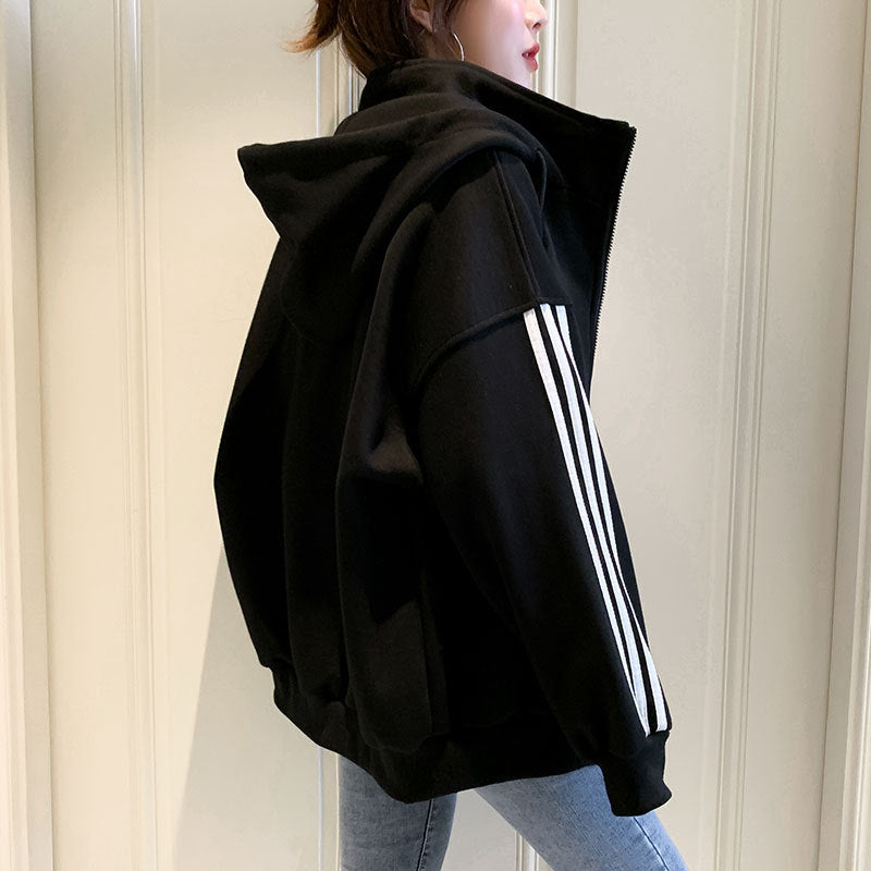 Loose Hooded Sports Sweatshirt Women All-Match