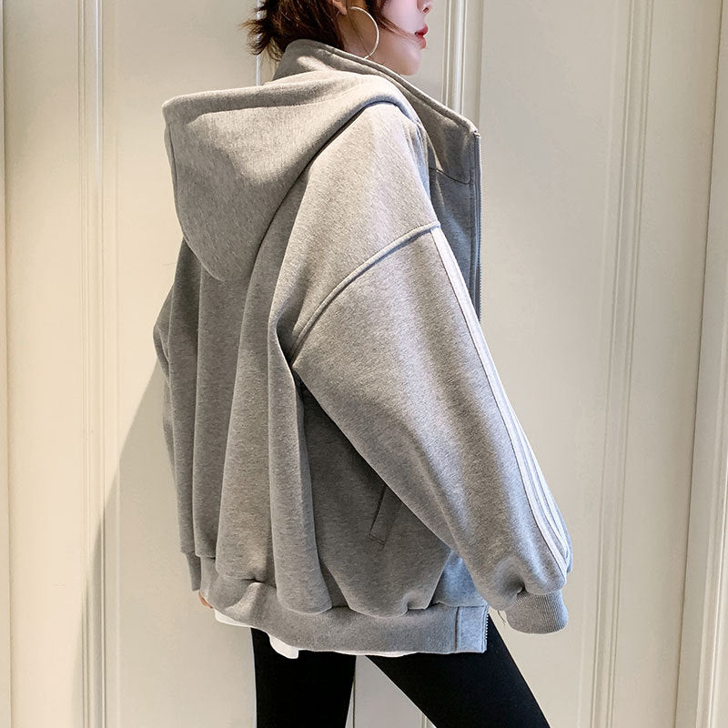 Loose Hooded Sports Sweatshirt Women All-Match