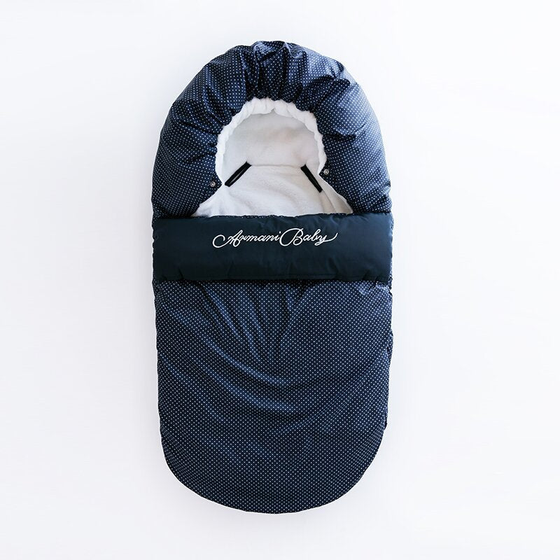 Premium Nouveau Bebe Sac De Couchage Nouveau-nes Sacs De Nuit Couverture Enveloppe Arc Bebe Exterieur Enfant En Bas Age Hiver Chaud Emmailloter Poussette Enveloppement