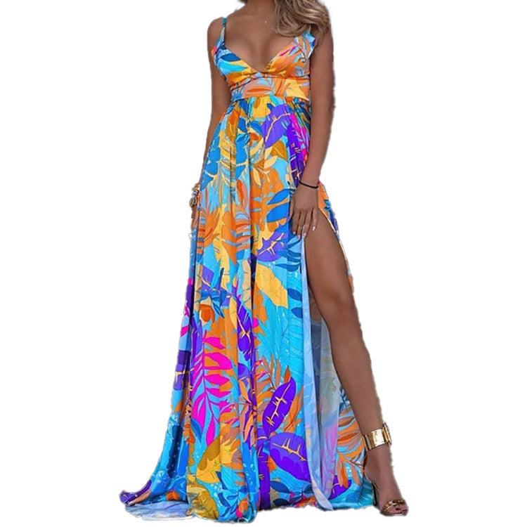 Women's New Style Sling Strapless Sleeveless Sexy Dress