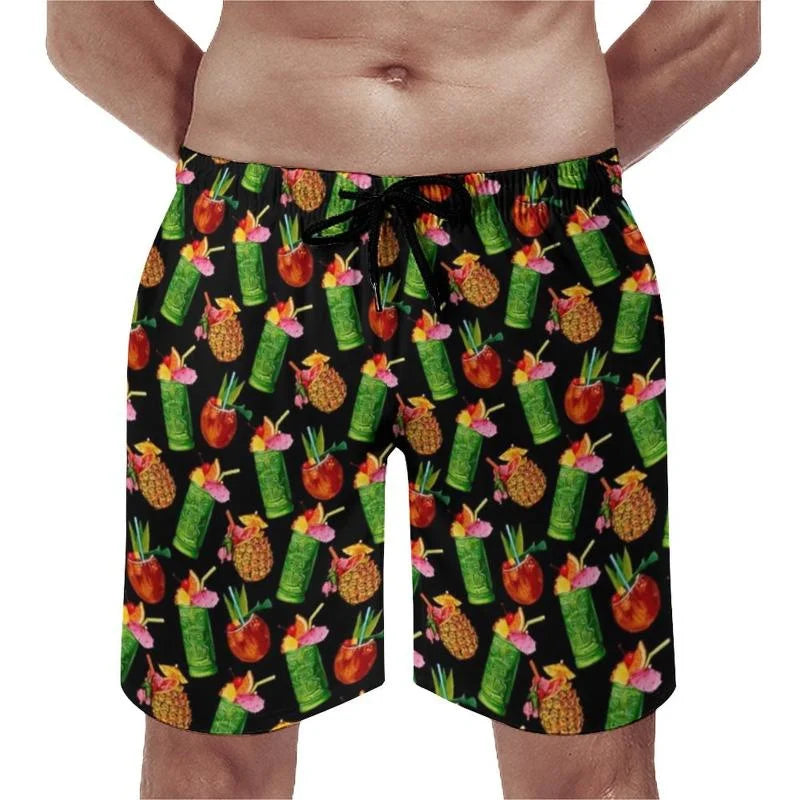 Harajuku Summer New 3D Printed Tropical Fruit Pineapple Beach Shorts For Men Children Fashion Pants Homber Funny Swimming Shorts