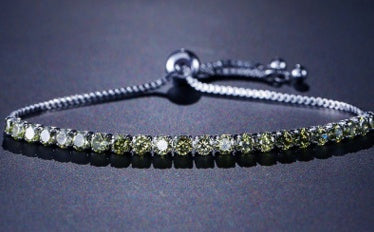 Accessories, draw bracelet, sleek minimalist inlaid zircon bracelet