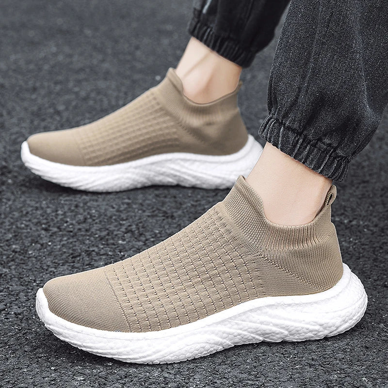 Womens Walking Shoes Slip on Running Shoes Lightweight Workout Gym Shoes Breathable Casual Sneakers