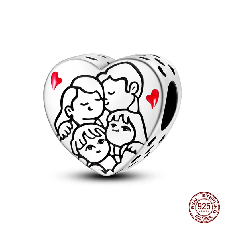 925 Original  Charms  Birthday Jewelry Gift