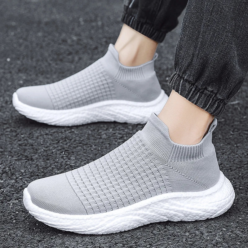 Womens Walking Shoes Slip on Running Shoes Lightweight Workout Gym Shoes Breathable Casual Sneakers