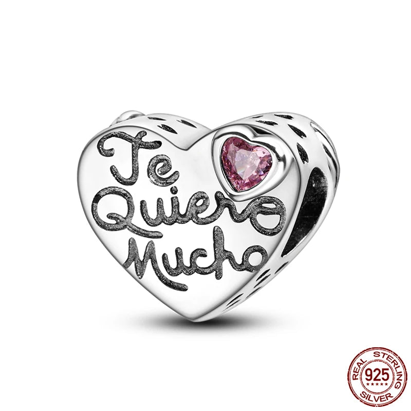 925 Original  Charms  Birthday Jewelry Gift