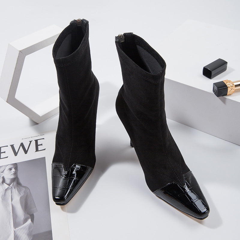Women's Boots With Pointy Toes And Thin Heels