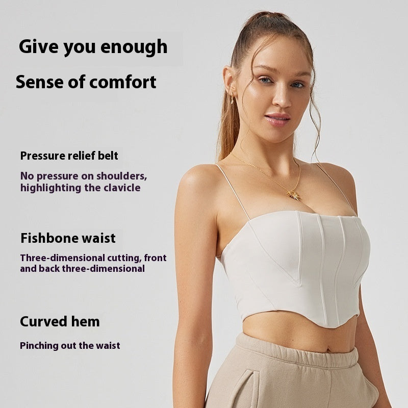 Sports Sleeveless With Braces And Breast Pad Yoga Underwear