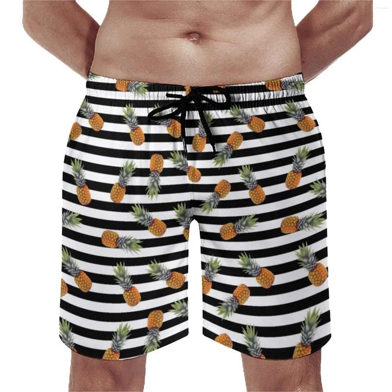 Harajuku Summer New 3D Printed Tropical Fruit Pineapple Beach Shorts For Men Children Fashion Pants Homber Funny Swimming Shorts