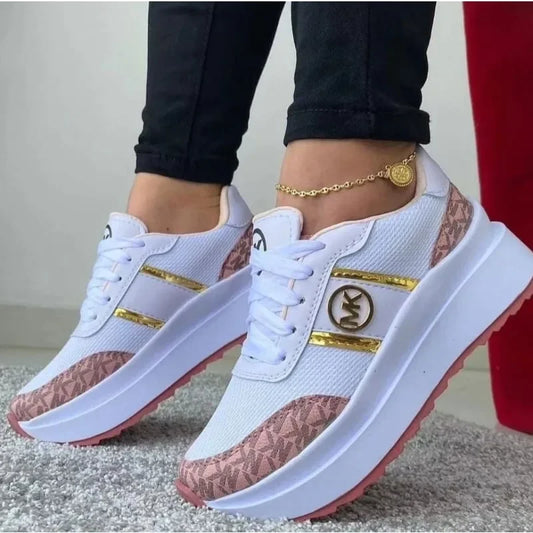 Women's  Sneakers  Lace-Up Flats