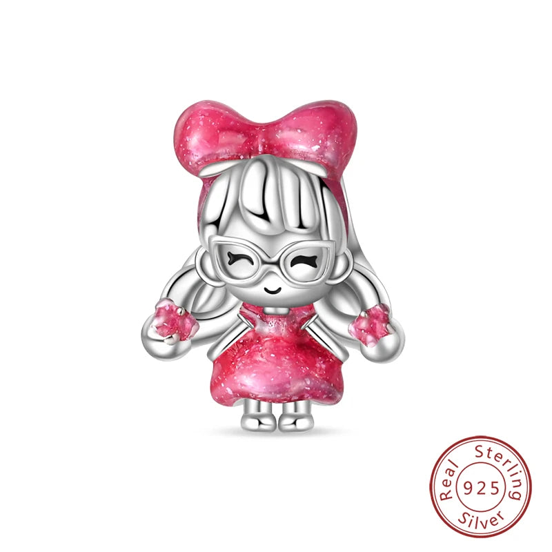 925 Original  Charms  Birthday Jewelry Gift