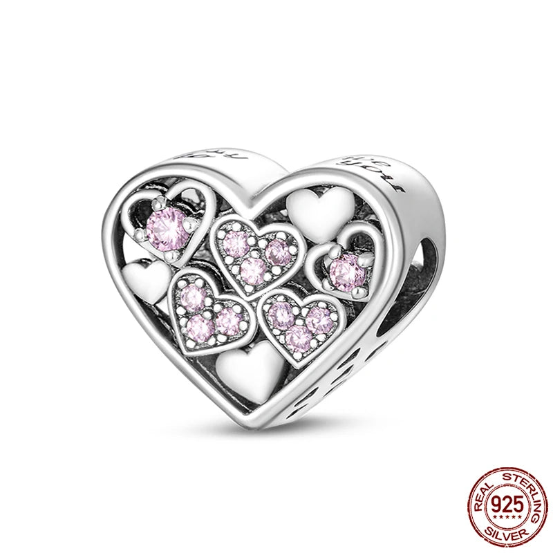 925 Original  Charms  Birthday Jewelry Gift