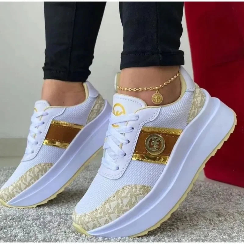 Women's  Sneakers  Lace-Up Flats