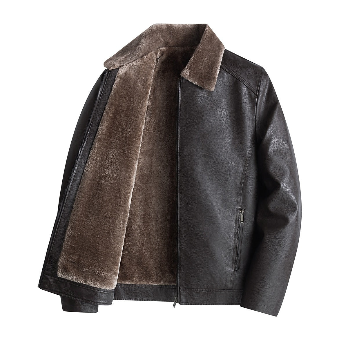 velvet leather jacket for men