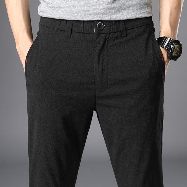 Men's Slim Fit  Cotton Pants men