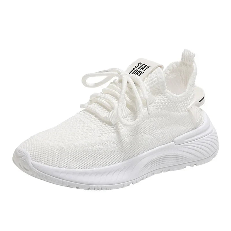 Women's Sports Shoes Women Casual Shoe Breathable Walking Mesh Flat Women Vulcanized Sneakers Female Footwear Sandalias De Mujer