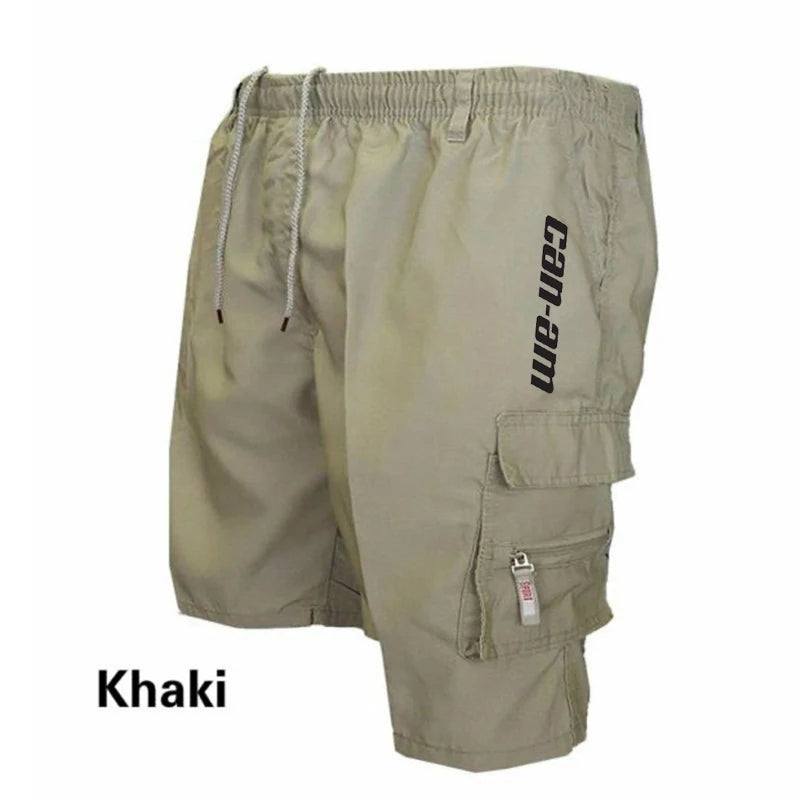 Summer Shorts Casual Beach Shorts Loose Cargo Shorts and Hiking Shorts Overalls Men's Bottoms Drawstring Trousers