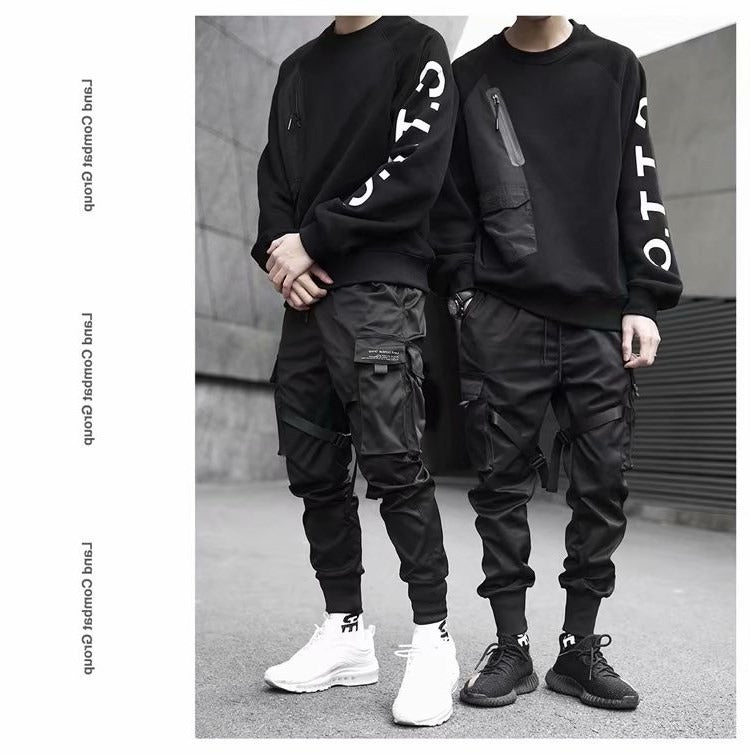 Leggings  Pants  Multi-Pocket Casual Loose Pants For Men