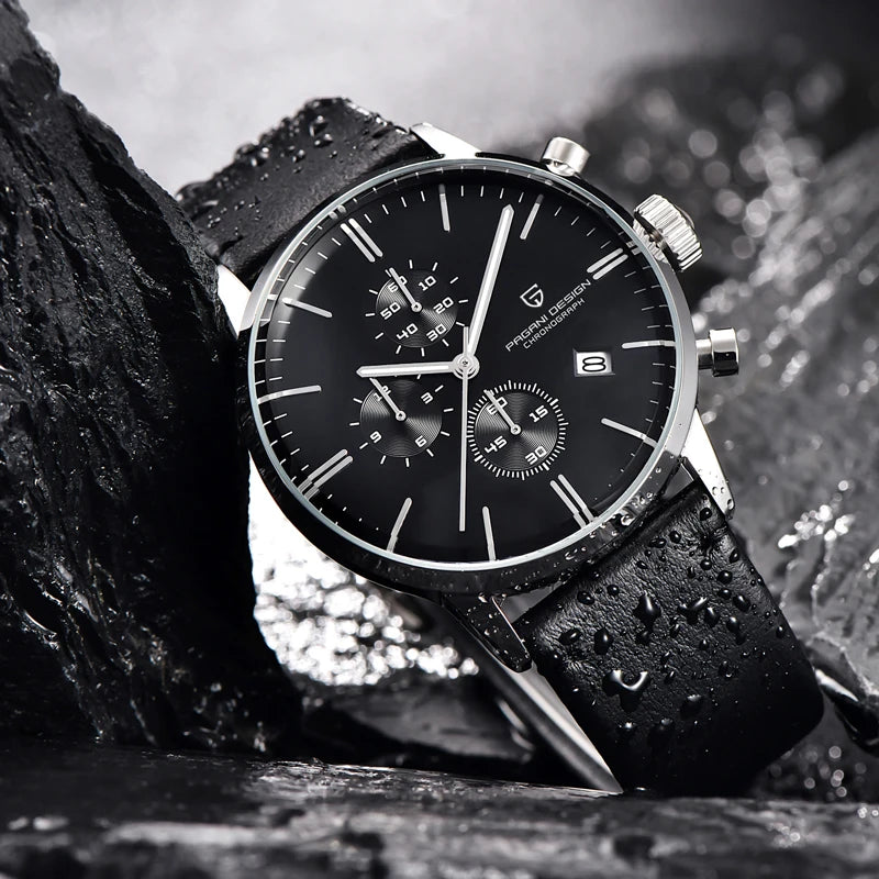 2024 New PAGANI DESIGN Brand Luxury Watches For Men Automatic Date Watch Waterproof Chronograph VK67 Movement Relogio Masculino