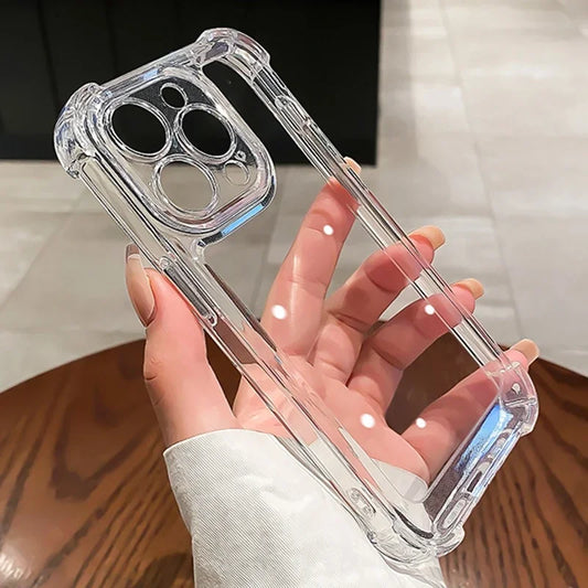 Case for iPhone 11 12 13 14 15 Pro Max Plus X XS XR Transparent Acrylic