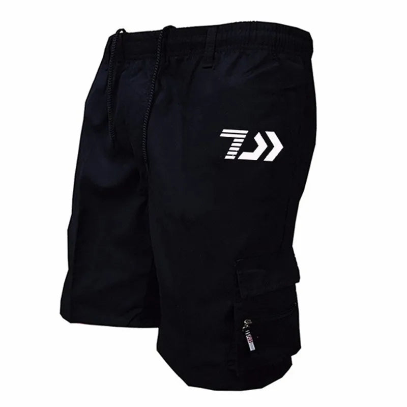 Summer Shorts Casual Beach Shorts Loose Cargo Shorts and Hiking Shorts Overalls Men's Bottoms Drawstring Trousers