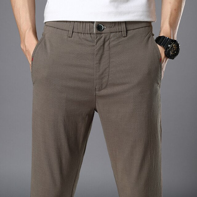 Men's Slim Fit  Cotton Pants men