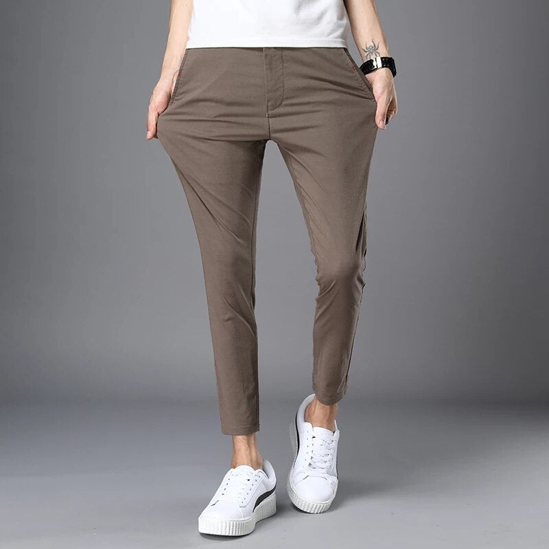 Men's Slim Fit  Cotton Pants men