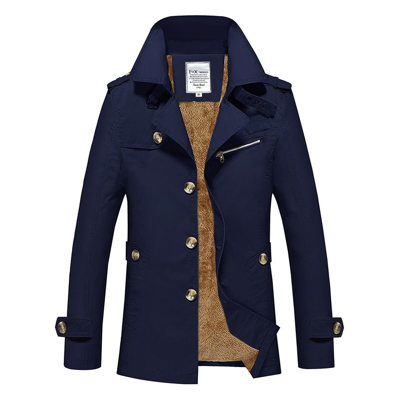Men's  Black cotton jacket
