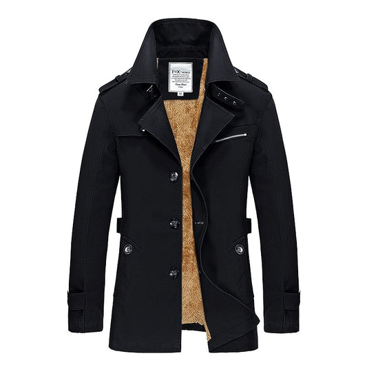 Men's  Black cotton jacket