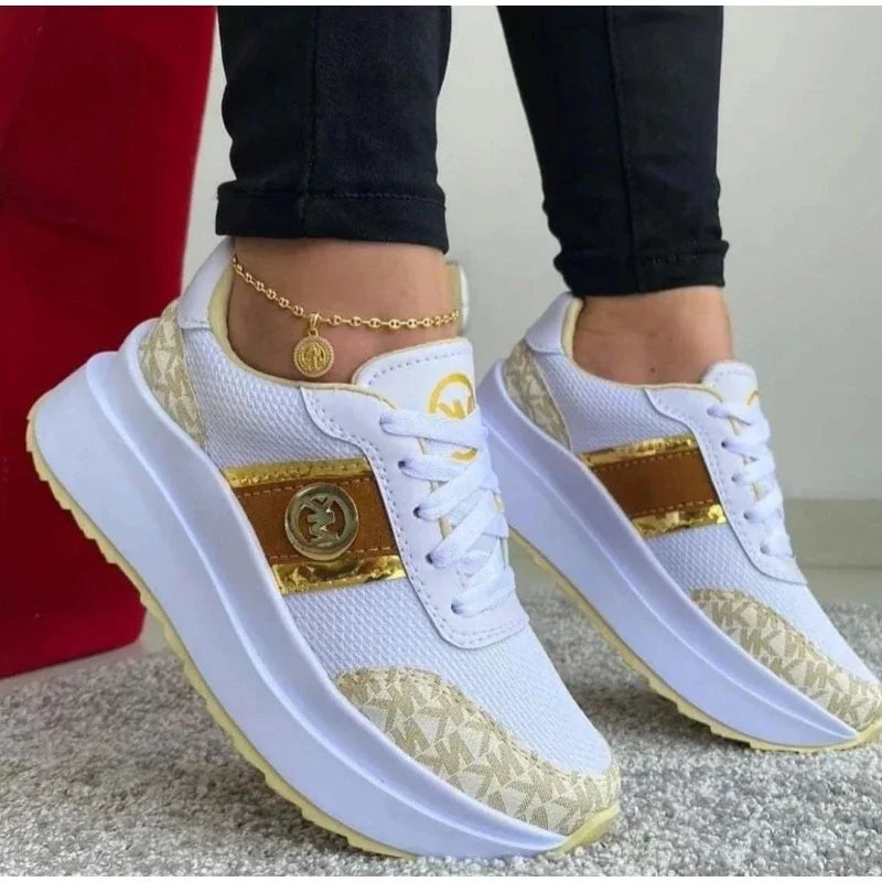 Women's  Sneakers  Lace-Up Flats