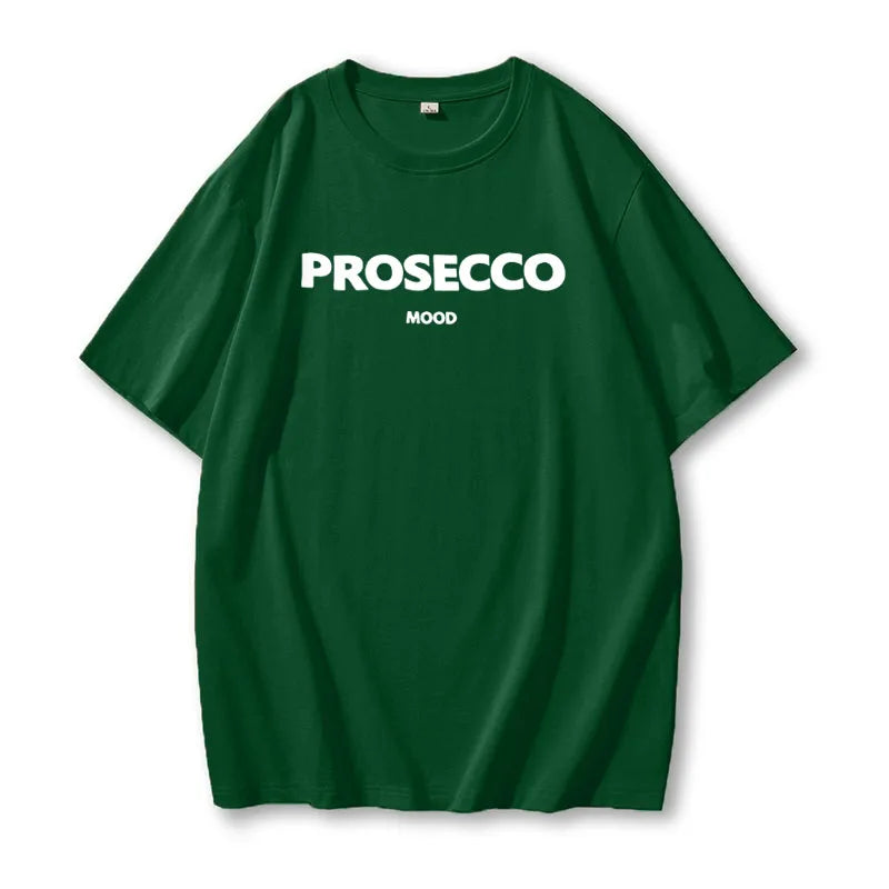 Hirsionsan 100% Cotton Letter Print T Shirt Women 2024 Summer New Basic Vintage Tee Casual Loose Chic O Neck Female Couple Tops