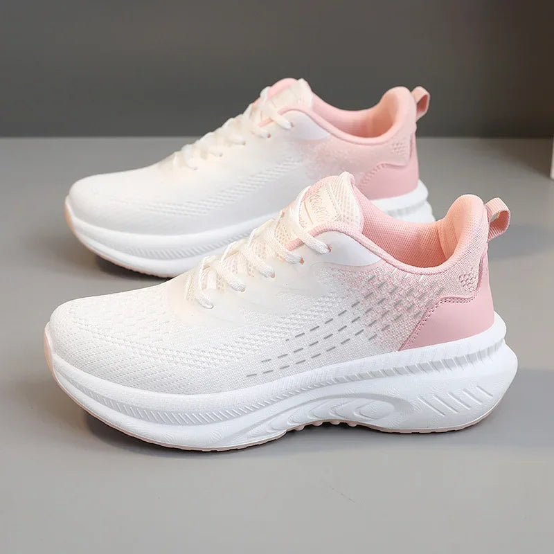 Women's Sports Shoes Women Casual Shoe Breathable Walking Mesh Flat Women Vulcanized Sneakers Female Footwear Sandalias De Mujer