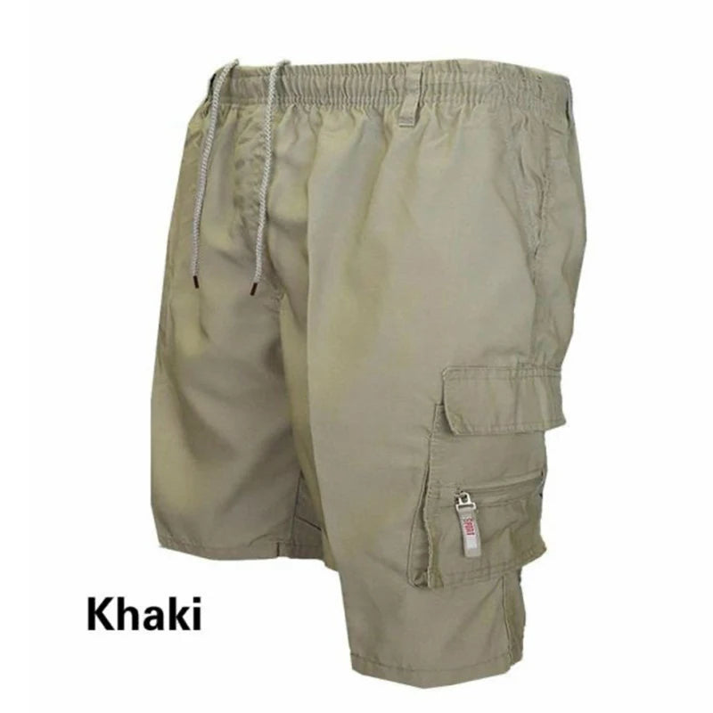 Summer Shorts Casual Beach Shorts Loose Cargo Shorts and Hiking Shorts Overalls Men's Bottoms Drawstring Trousers