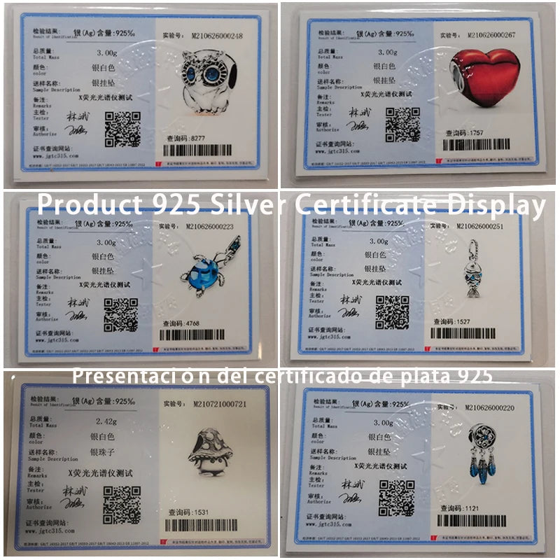 925 Original  Charms  Birthday Jewelry Gift