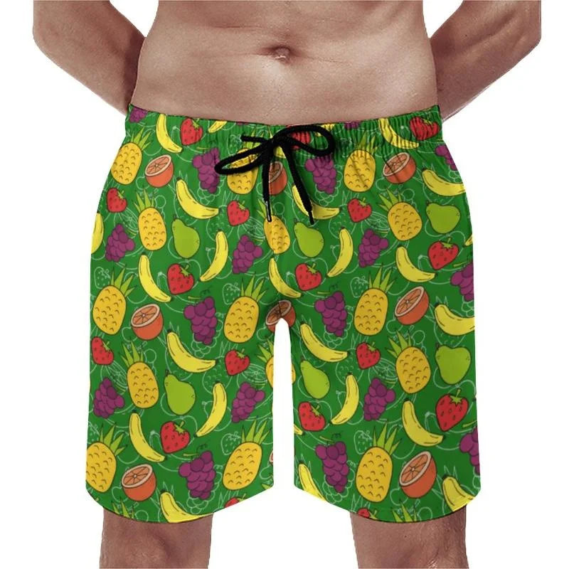 Harajuku Summer New 3D Printed Tropical Fruit Pineapple Beach Shorts For Men Children Fashion Pants Homber Funny Swimming Shorts